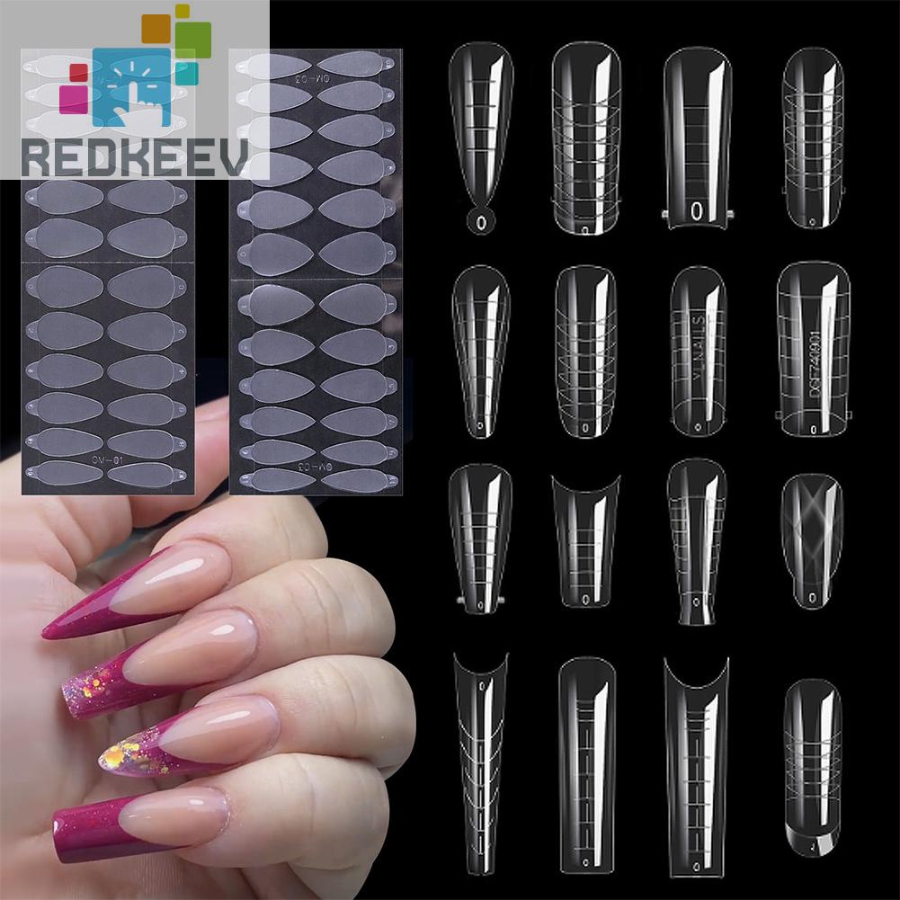 Set 24 Khuôn Dán Trang Trí Móng Tay Chuyên Dụng Cho Salon