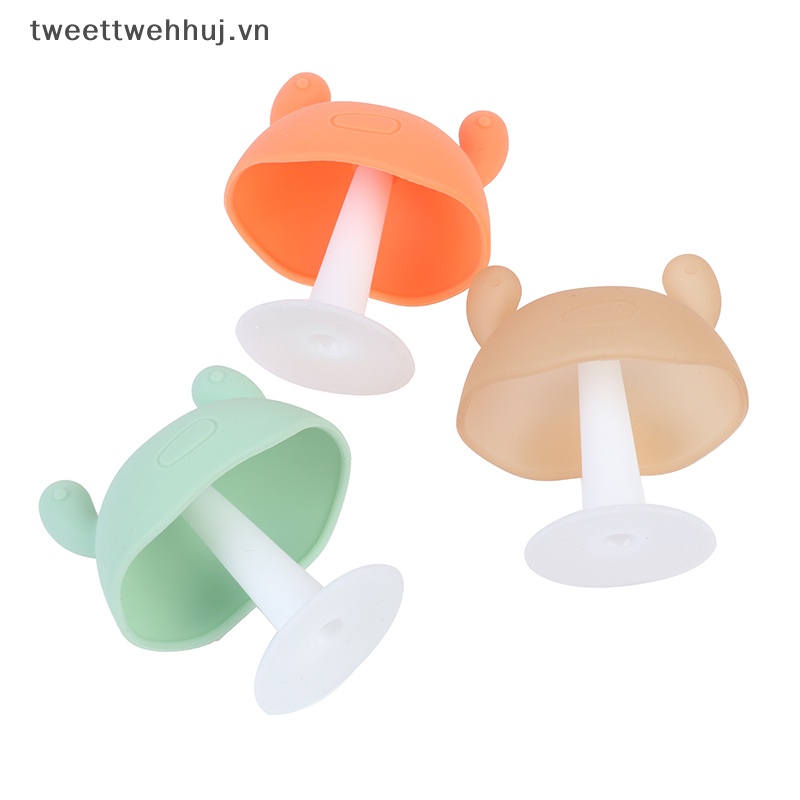 Đồ Chơi Gặm Nướu Hình Nấm Bằng Silicon Cho Bé