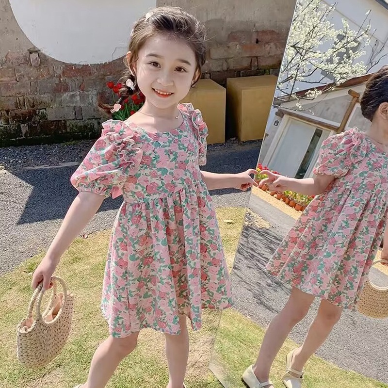 Đầm Hoa Thời Trang Pháp Thoải Mái Và Cá Tính Dòng Ngọt Ngào