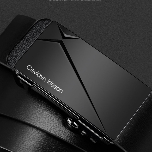 Dây nịt nam da bò cao cấp LEANO, Thắt lưng nam da bò thật Ceviavn Kiesan