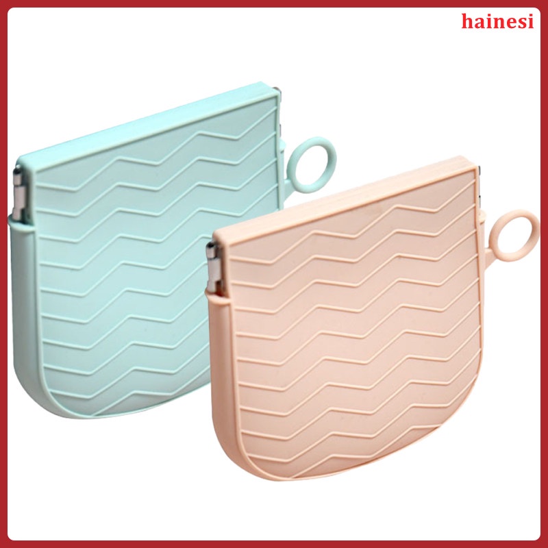 Set 2 Túi Đựng Mỹ Phẩm Son Môi Tiền Xu Tự Đóng Đi Du Lịch Tiện Lợi Miss hainesi.vn