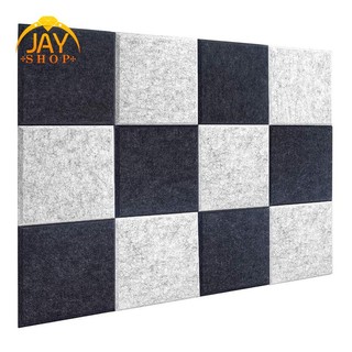 Set 12 Tấm Xốp Cách Âm Chống Tiếng Ồn Dùng Trong Nhà & Văn Phòng