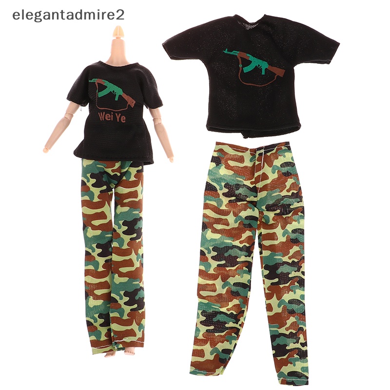 Bộ Đồ Họa Tiết Rằn Ri Cho Búp Bê 30cm