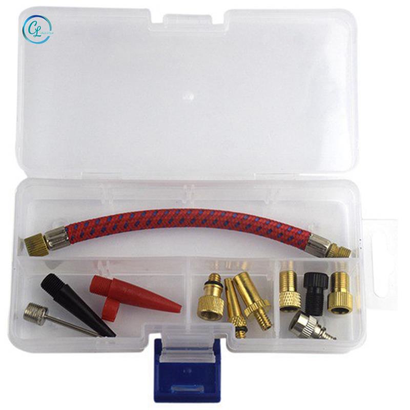 Set 12 Đầu Van Bơm Hơi Xe Đạp Tiện Lợi