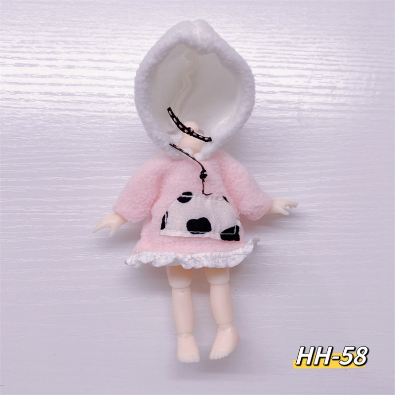 Đầm Đồ Chơi Búp Bê Thời Trang 16-17CM Tỉ Lệ 1 / 8