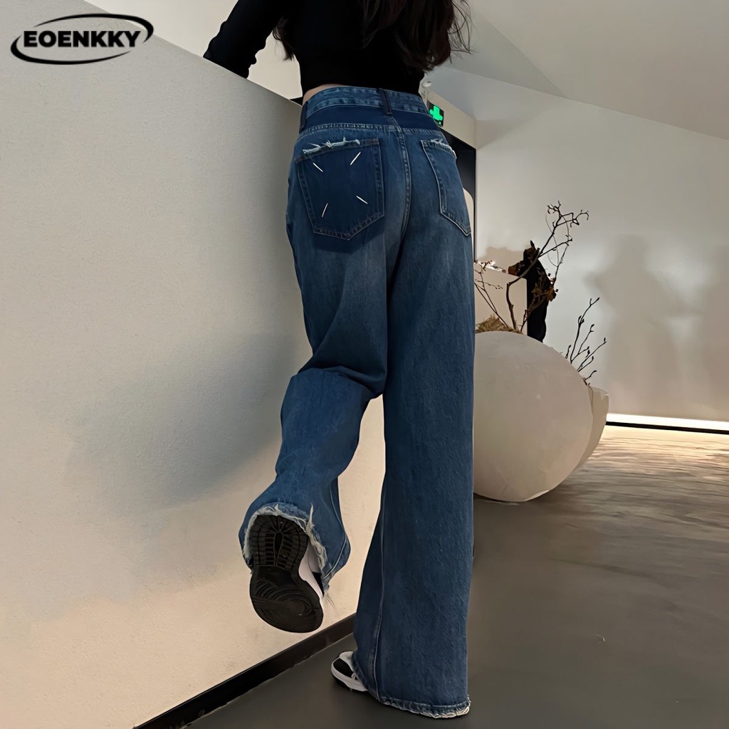 EOENKKY quần_ống_rộng quần ống rộng quần Giải trí Đường phố 2023 NEW style JL071419
