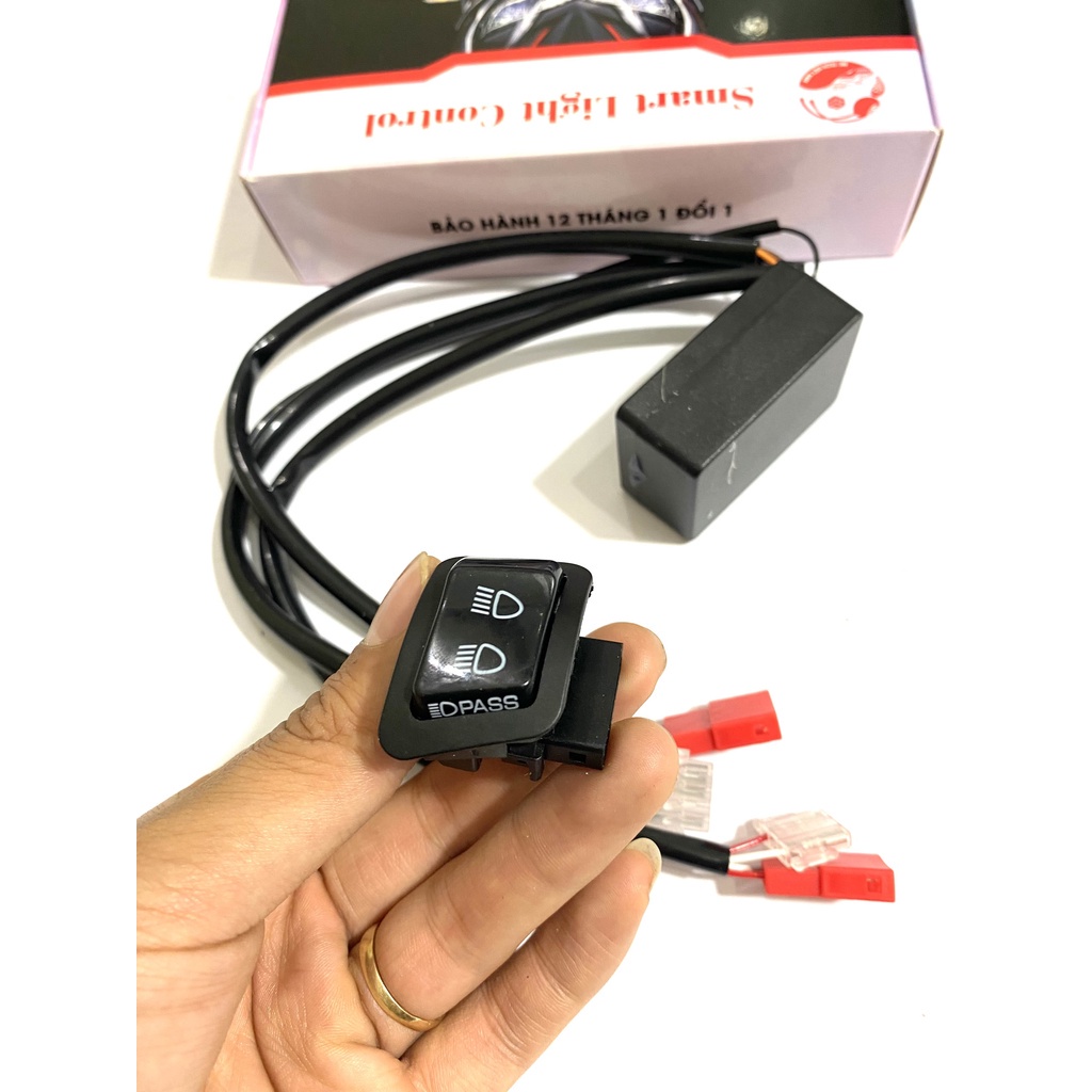 Mạch Tắt Đèn kèm công tắc Passing dành cho các dòng xe honda đời mới Ware,SH,Winner X,Lead,AirBlade,Vision, RSX..V.V