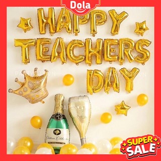 Set bóng trang trí ngày 20/11 nhà giáo Việt Nam happy teachers day