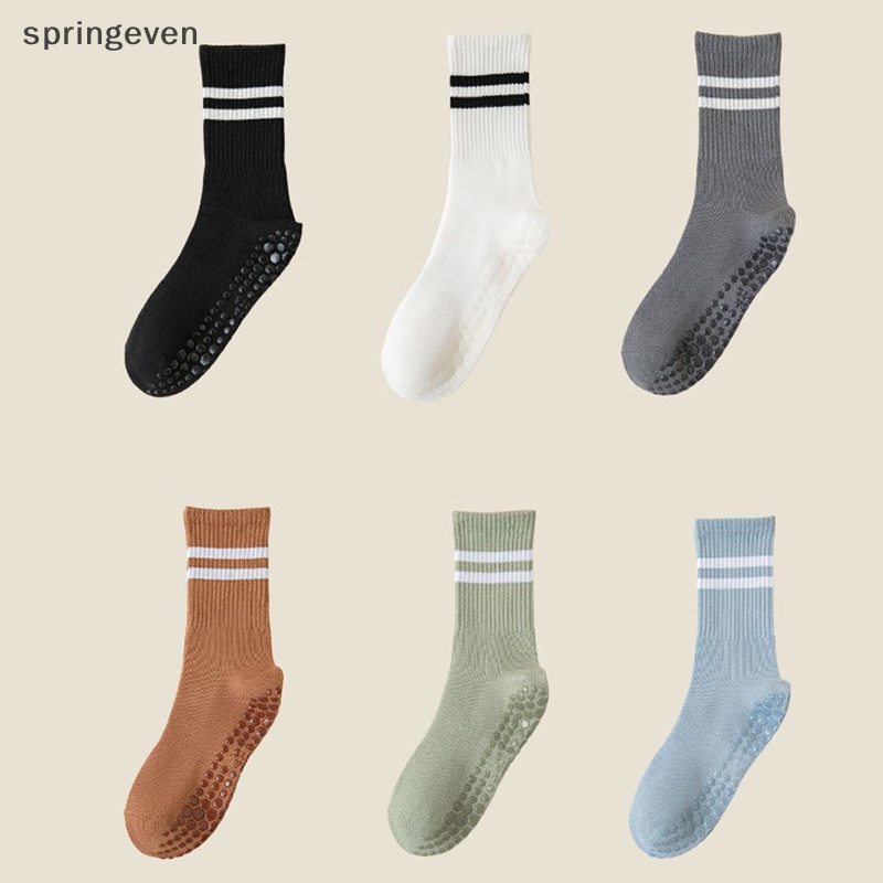 Vớ cotton silicone Cổ Vừa Chống Trượt Màu Trơn Tập yoga / Thể Hình Dành Cho Nữ