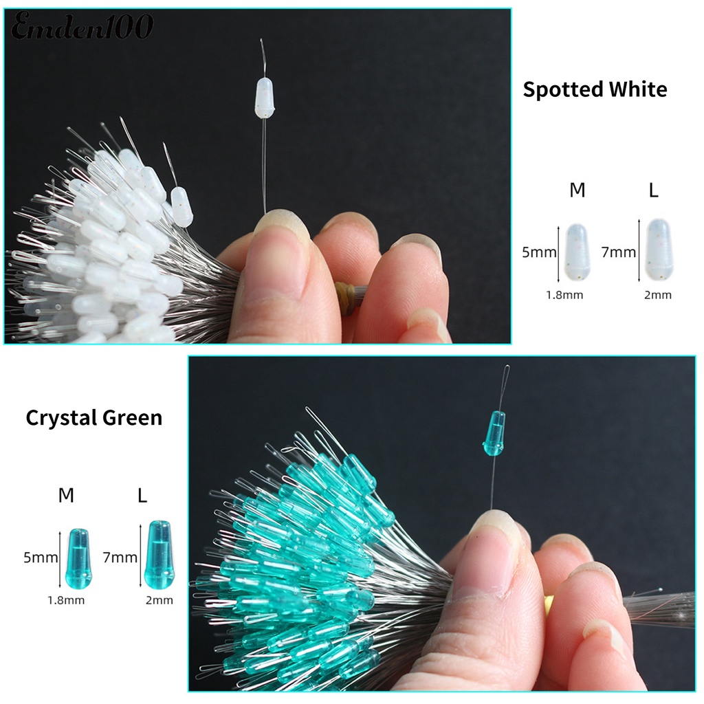 Set 300 Nút Chặn Dây Câu Bằng Silicone Chống Va Chạm Không Làm Đau Tiện Lợi