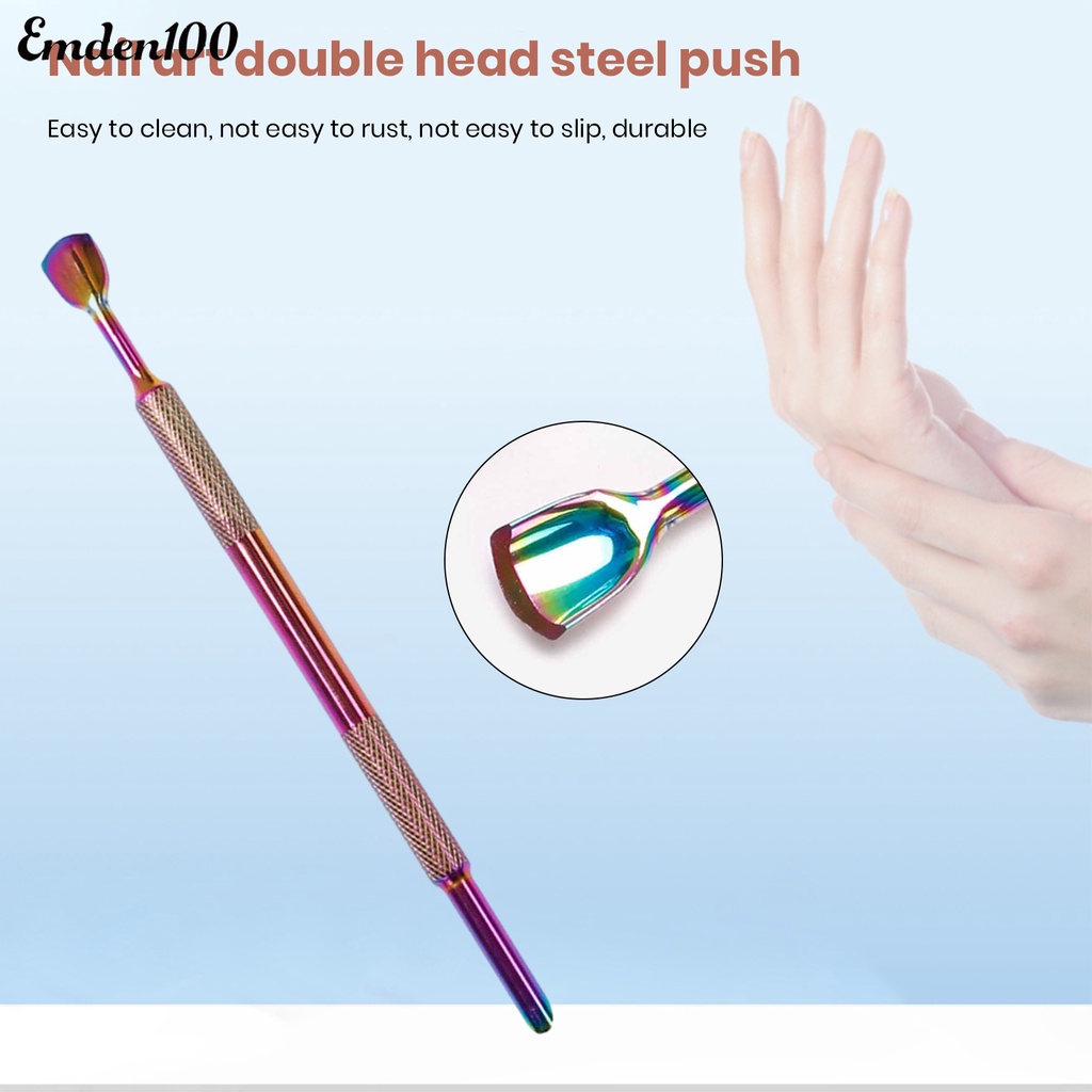 Dụng Cụ Cắt Móng Bằng Thép Không Gỉ Hai Đầu Dạng Cong / Vòng Cung