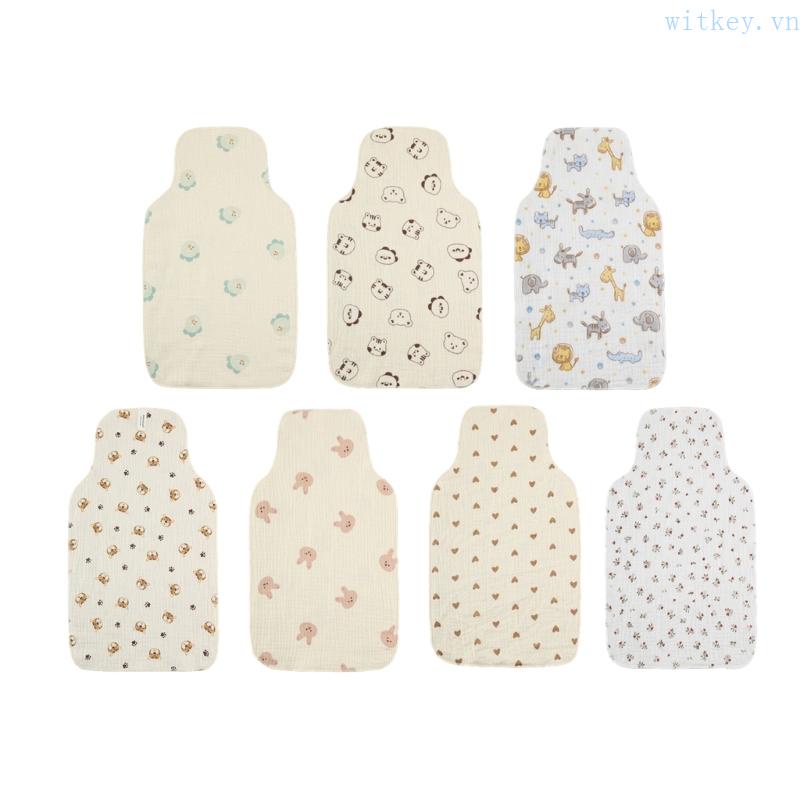 Khăn Gạc Cotton Mỏng Lưng Thấm Hút Mồ Hôi Cao Cho Trẻ Em