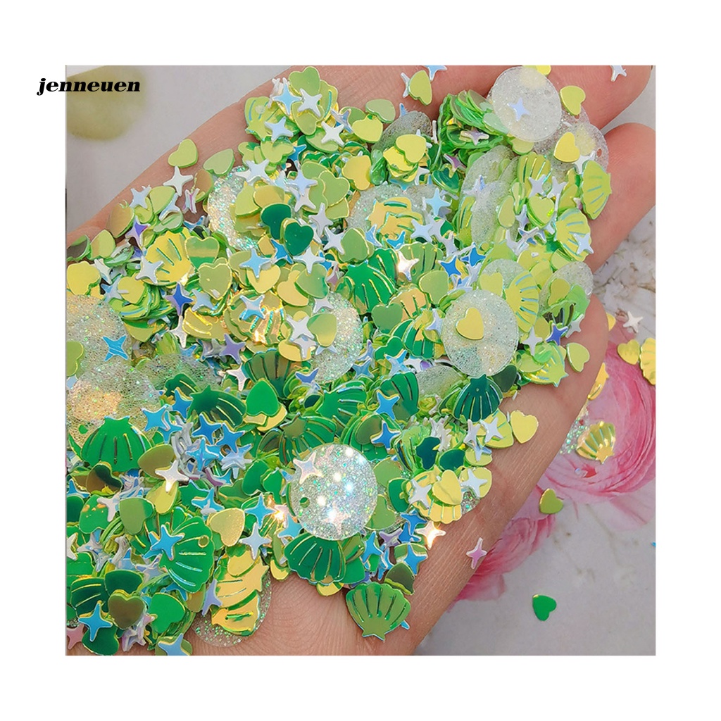 1 Túi Kim Sa Hình Ngôi Sao / Trái Tim Siêu Mỏng Trang Điểm Mắt / Móng Tay