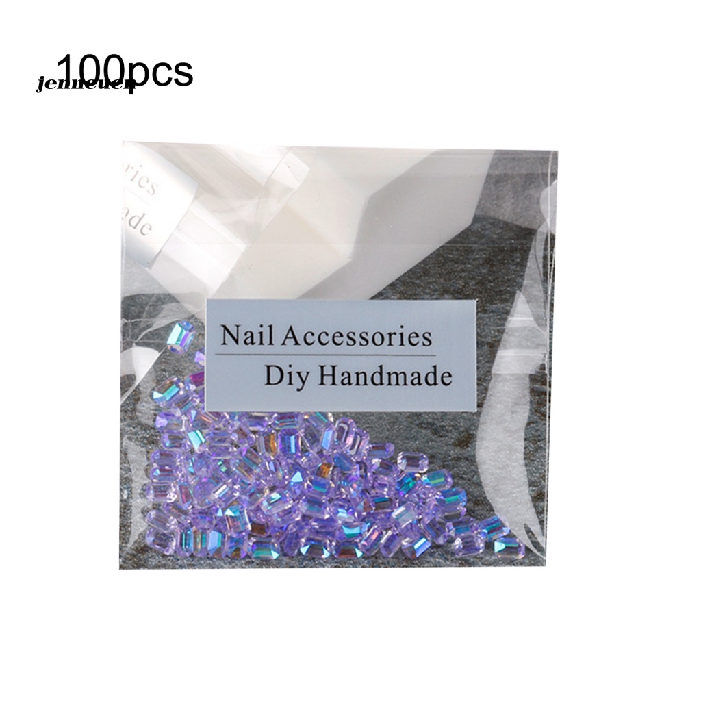 Set 100 Hạt Nhựa Đính Trang Trí Móng Tay