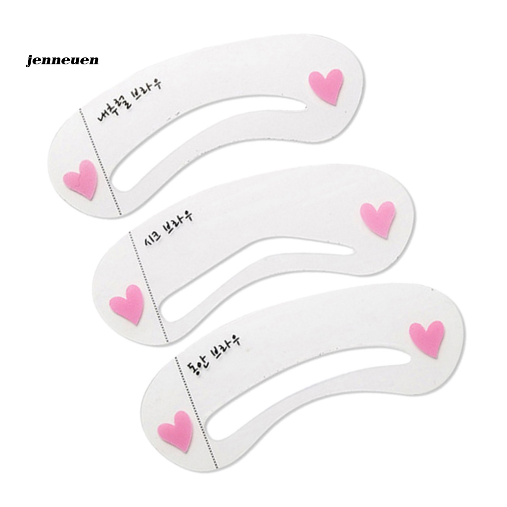 Set 3 Khuôn Kẻ Lông Mày Cổ Điển Dành Cho Trang Điểm Tại Nhà