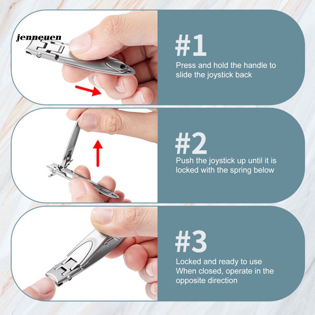 Dụng Cụ Cắt Móng Tay Bằng Thép Không Gỉ Siêu Mỏng Tiện Dụng