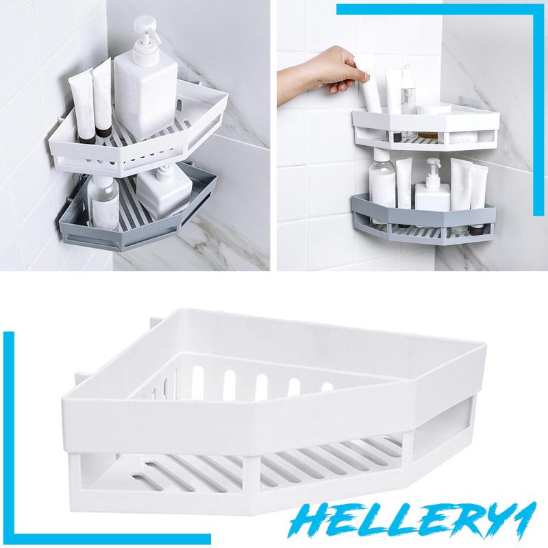 Giá Đỡ Đựng Dầu Gội Gắn Góc Tường Tiện Dụng Cho Phòng Tắm