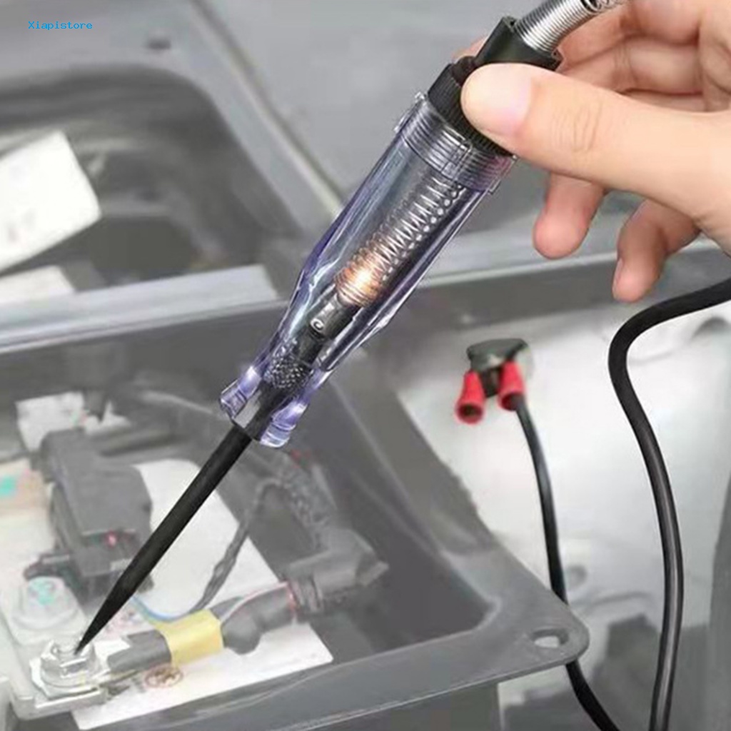 Bút Thử Điện Cầm Tay 6V-12V-24V Bằng Nhựa Cách Điện DC Chuyên Dụng Cho Xe Hơi