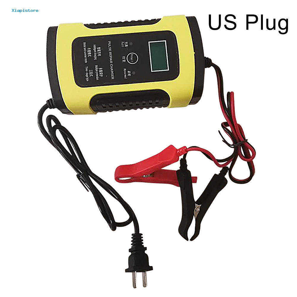 Bộ Sạc Pin Toàn Diện Tự Động Màn Hình LCD 12V 6A Cho Động Cơ Xe Hơi