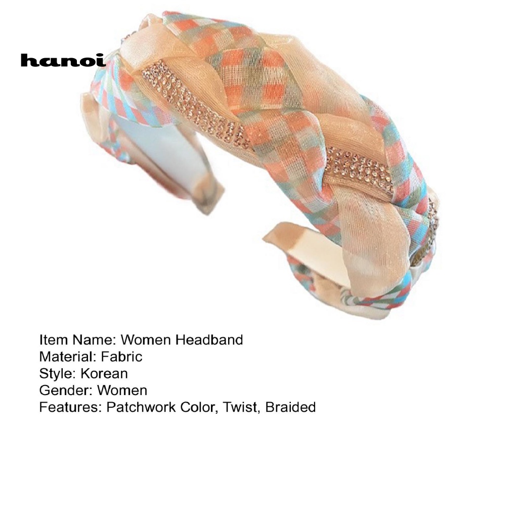 Băng Đô Đính Đá Lấp Lánh Thời Trang Hàn Quốc