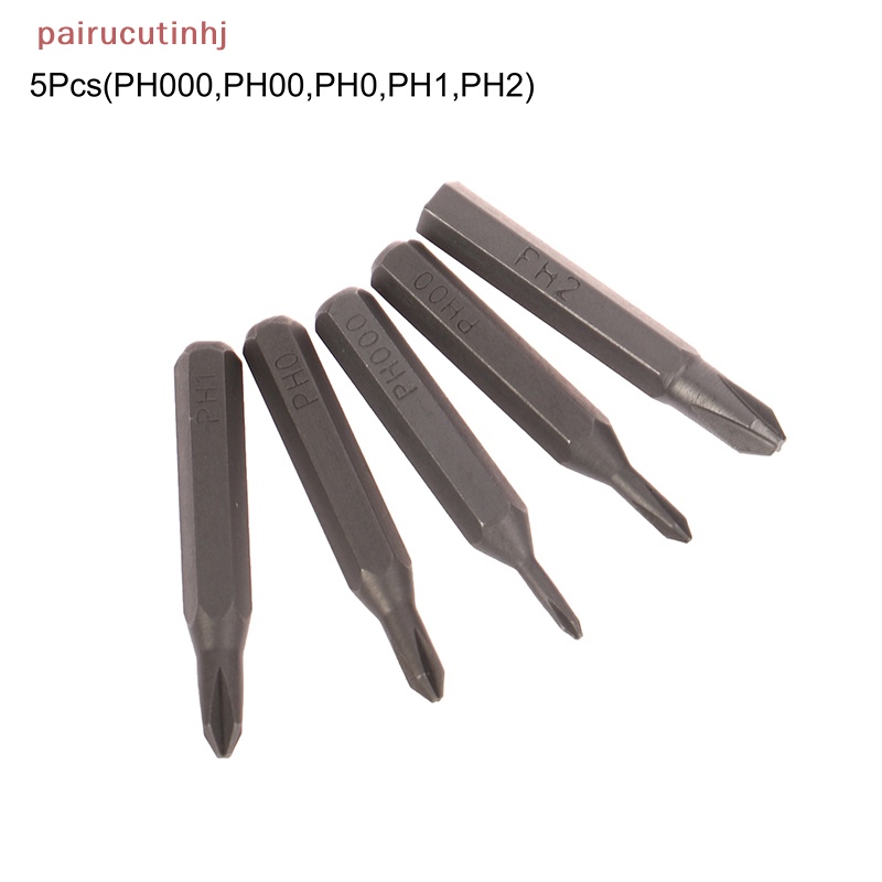 Set 5 Tua Vít Đầu Lục Giác PH0000 PH000 PH00 PH0 PH0 PH1 PH2 4mm H4 X 28mm Chuyên Dụng
