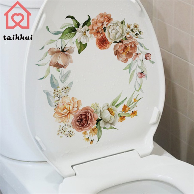Sticker Dán Toilet Trang Trí Họa Tiết 3D Kích Thước 20x30cm