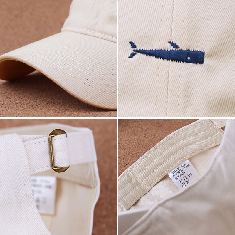 Mũ Lưỡi Trai Cotton Mềm Mại Thêu Họa Tiết Dễ Thương Thời Trang Cho Nam Và Nữ