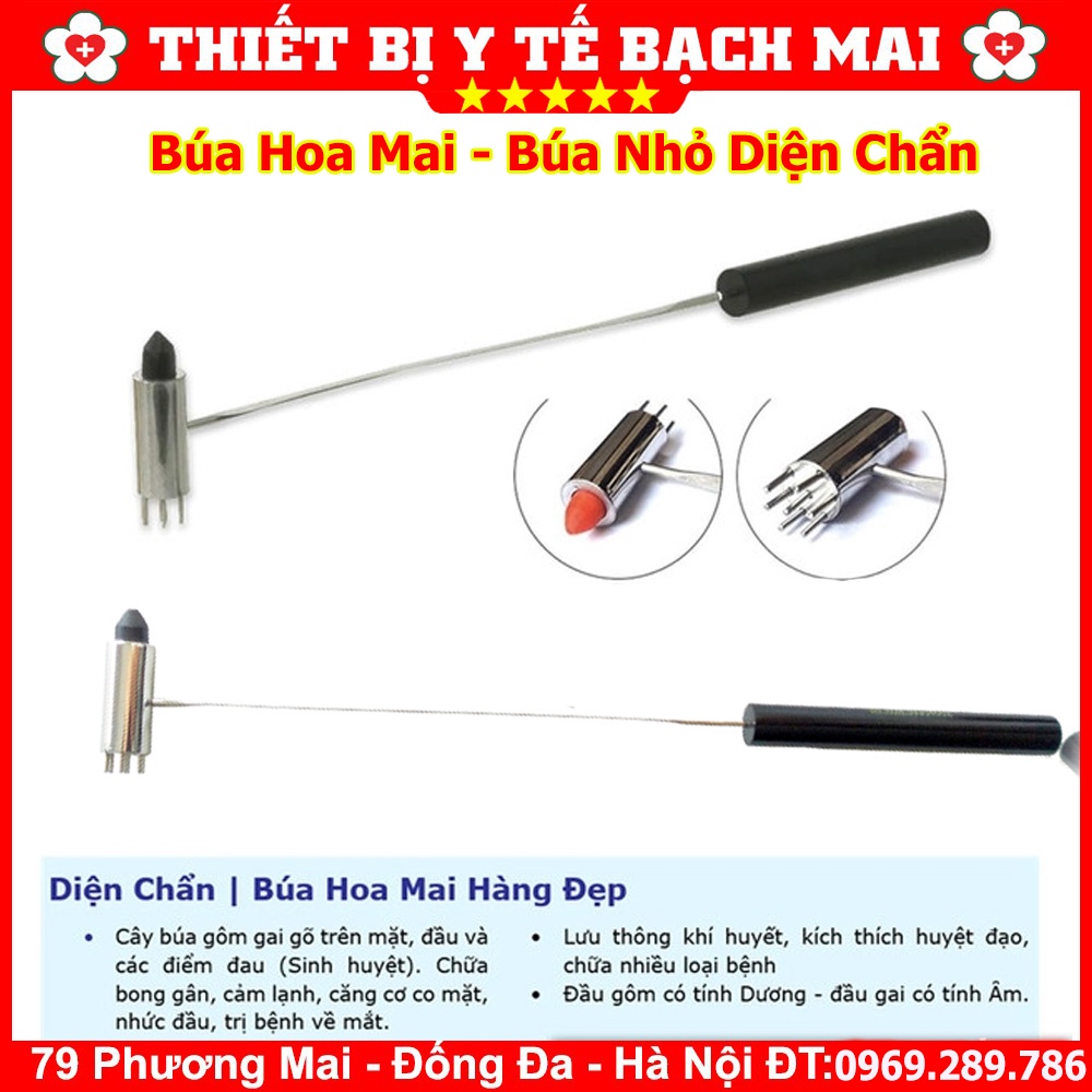 Dụng Cụ Diện Chẩn Búa Hoa Mai - Búa Nhỏ - Búa Gôm Gai