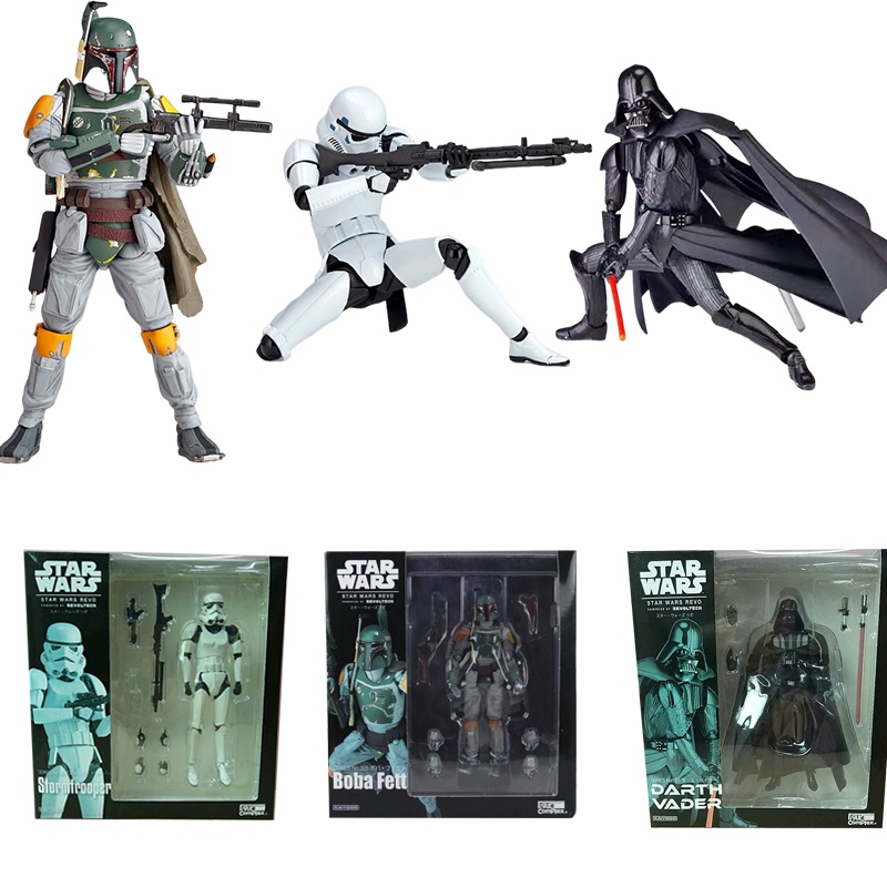 Mô Hình Nhân Vật Darth Vader Stormtrooper Boba Fett Trong Phim Star Wars