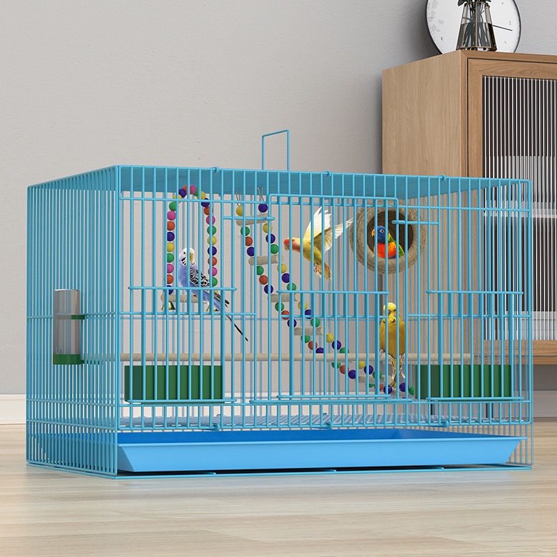 Lồng chim lồng chim kim loại lớn hộ gia đình da hổ vẹt đen chim sáo lồng chim chim người nuôi chim lồng chim qifk