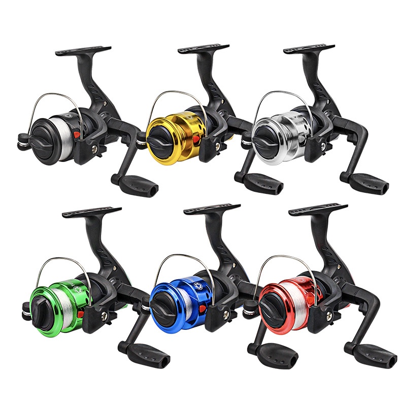 Máy câu cá, câu tôm tặng cước cuốn sẵn máy câu cá mini - SellF