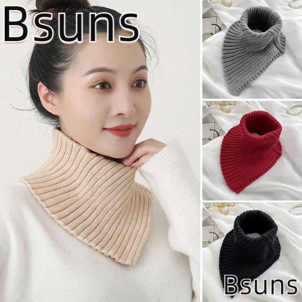 Cổ Áo Giả Dệt Kim Giữ Ấm Mùa Đông Có Thể Tháo Rời