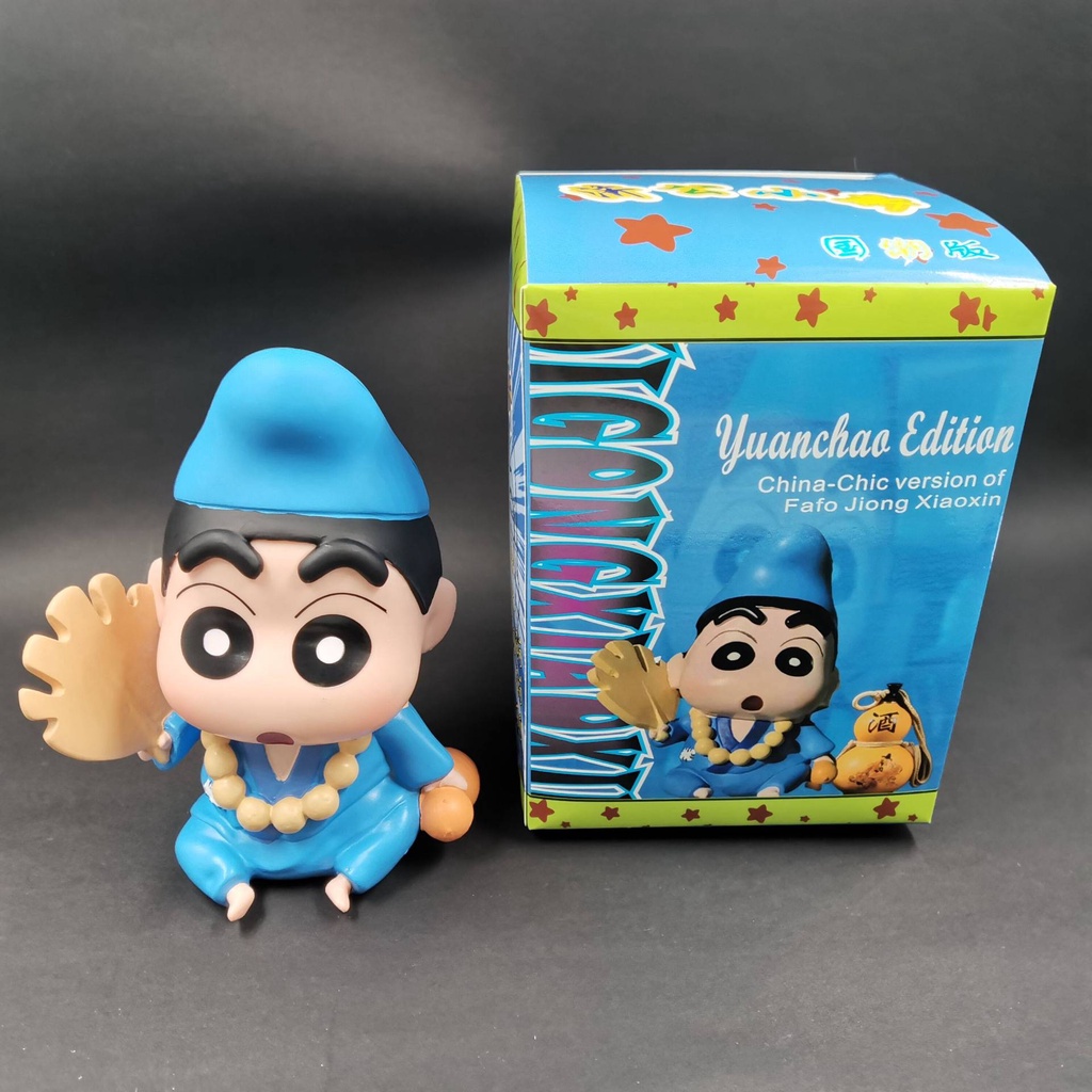 Hobby Crayon Shin-chan Đồ Chơi Mô Hình Chú Tiểu Jigong Hành Động Trang Trí Xe Hơi Làm Quà Tặng Cho Trẻ Em