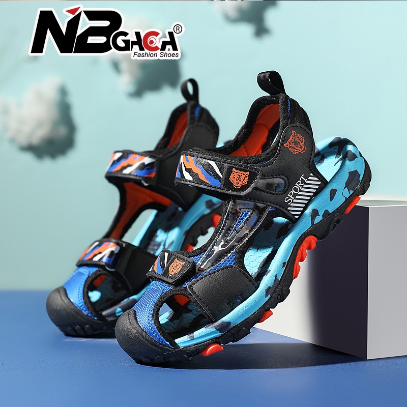 Sandal Đi Biển Thiết Kế Mới Năng Động Thời Trang Mùa Hè Dành Cho Bé Trai Từ 27-38