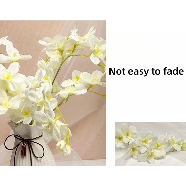Hoa Lan Giả Hai Cánh Dùng Trang Trí Nhà Cửa / Tiệc Cưới / Giáng Sinh