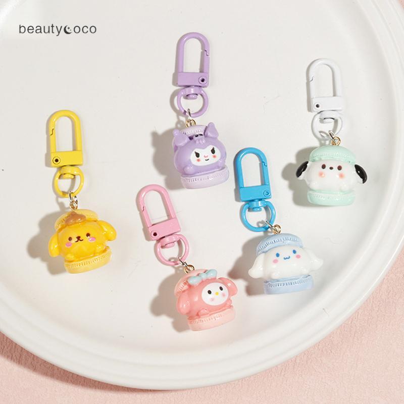 Beautycoco🍊Móc Khóa Ba Chiều Hình Cún Kuromi Cinnamon Màu Macaron Dễ Thương Phong Cách Nhật Bản Dành Cho Bạn Gái