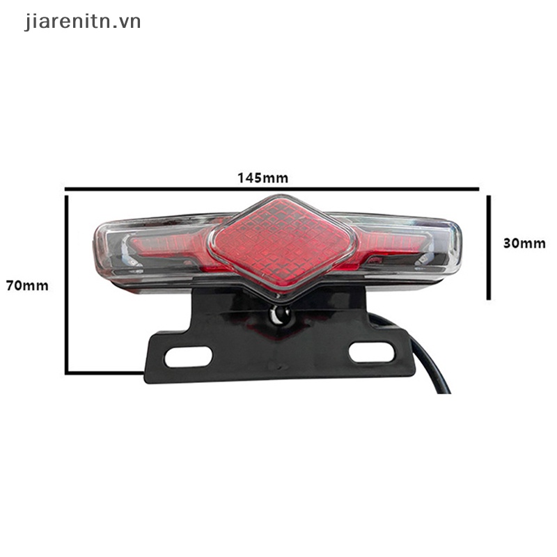 Jiarenitn 12v / 36v-60v đèn hậu xe đạp điện ebike đèn xi nhan đèn sau giá đỡ vn