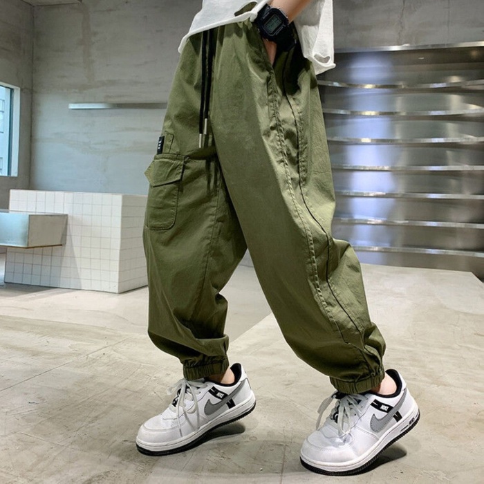 Quần Dài Thể Thao Rộng Rãi Phong Cách Hàn Quốc Mới 2023 Dành Cho Bé Trai