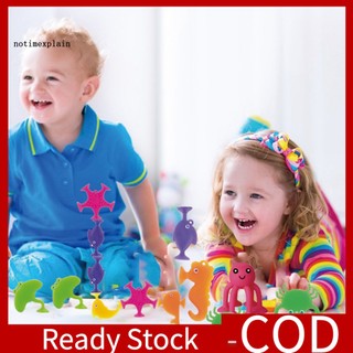1 bộ đồ chơi con rối hình cá voi / cua có giác hút an toàn cho bé