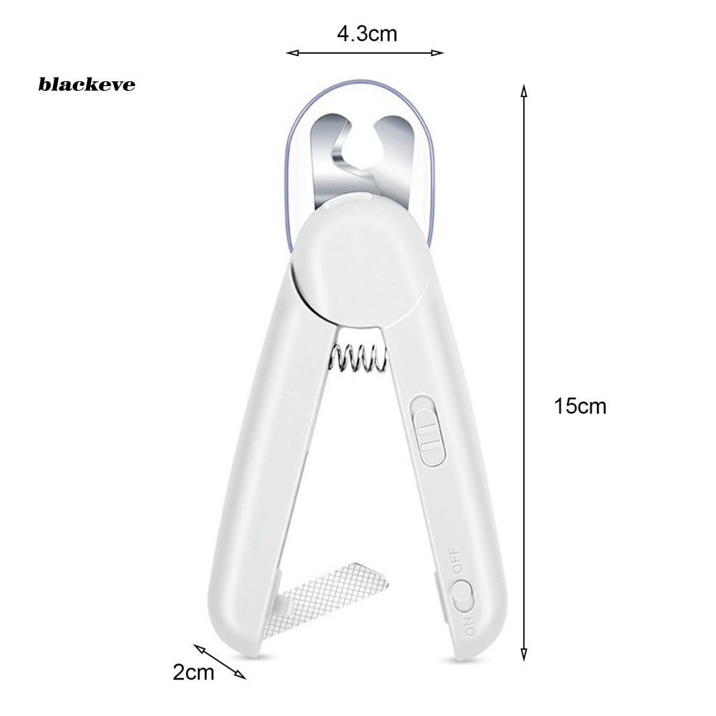 Kềm Cắt Móng Chân Chó Mèo Có Đèn LED Sử Dụng Pin BL-