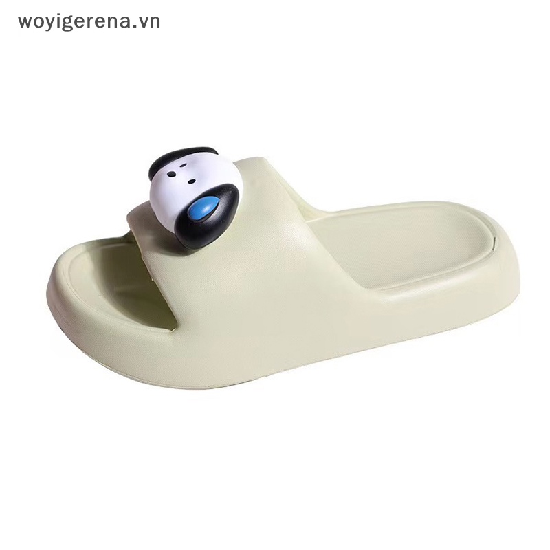 🔥đế cao 2cm🔥 Dép bánh mì nữ sandal Dép nền tảng Đáy siêu mềm sandal nữ Dép Đi Trong Nhà Chống Trượt Họa Tiết Hoạt Hình Dễ Thương Kích thước 36-41