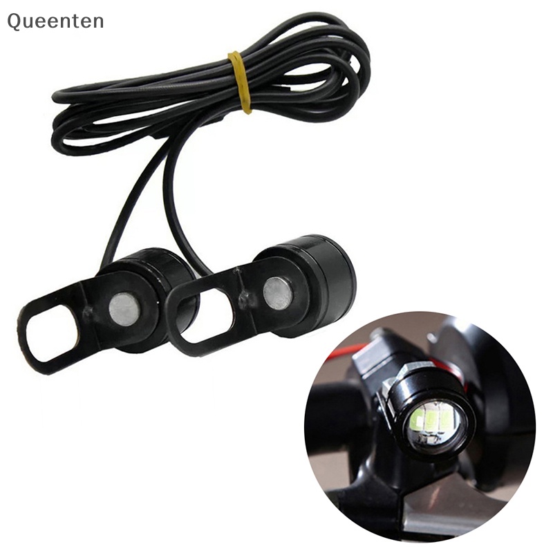 Bộ 2 Đèn LED Mắt Đại Bàng Siêu Sáng Chiếu Sương Mù Cho Xe Mô Tô