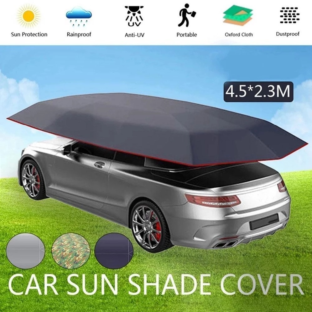 Mamy Auto Foldable Vehicle Cover Tent Car Umbrella UV Sunshade Waterproof Protection