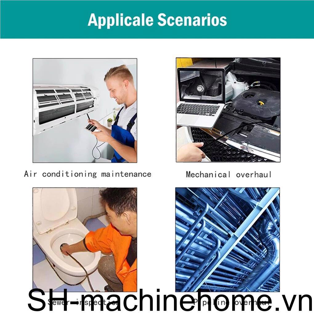 Camera Nội Soi 1 5 5mm HD IP67 Chống Nước IP67 Có Đèn LED Điều Chỉnh Đ