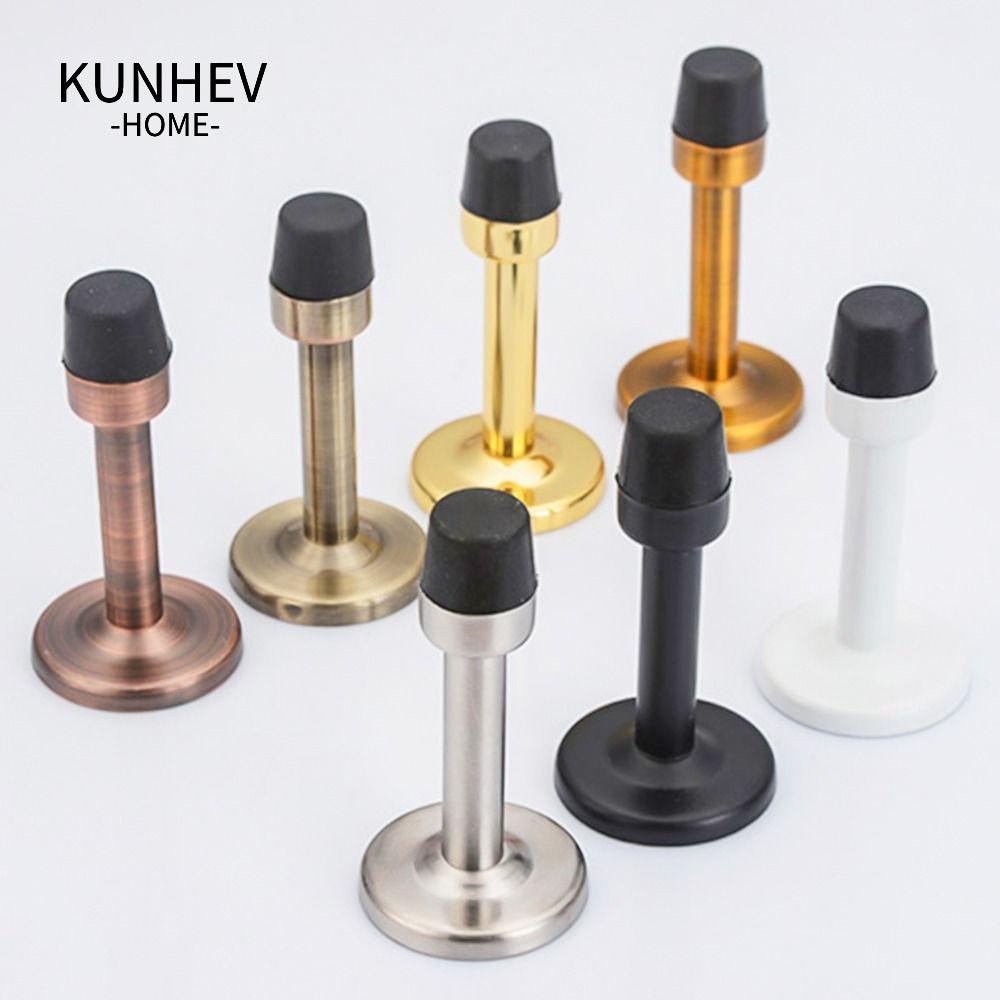 KUNHEV Dụng Cụ Chặn Cửa Bằng Cao Su Chống Va Chạm Không Cần Khoan Tiện Dụng