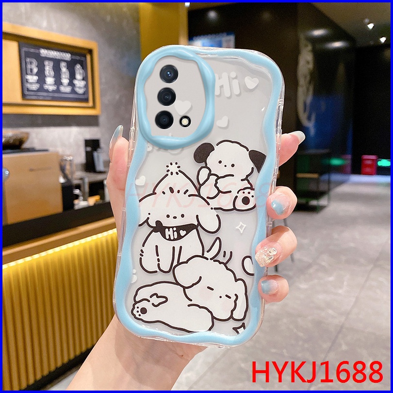 Ốp lưng Oppo A74 4G ốp lưng Oppo A95 Ốp Điện Thoại tpu Dẻo Trong Suốt Họa Tiết Cây Kem Thời Trang Cho Oppo A74 4G A95 NYW