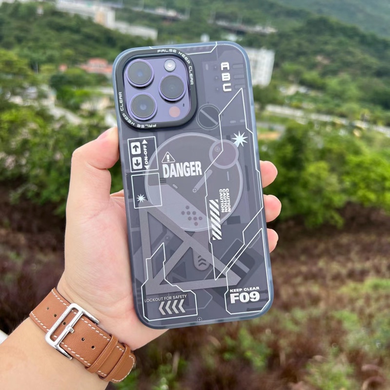 Ốp Điện Thoại Silicon Từ Tính Chống Rơi Bảo Vệ Toàn Diện Cho iPhone 14 Pro 14 Pro Max 14 13
