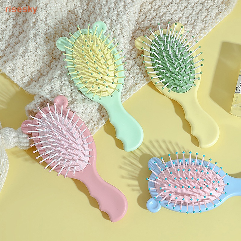 Lược Chải Tóc Mini Có Đệm Khí Mát Xa Dễ Thương Cho Bé Gái Và Trẻ Em