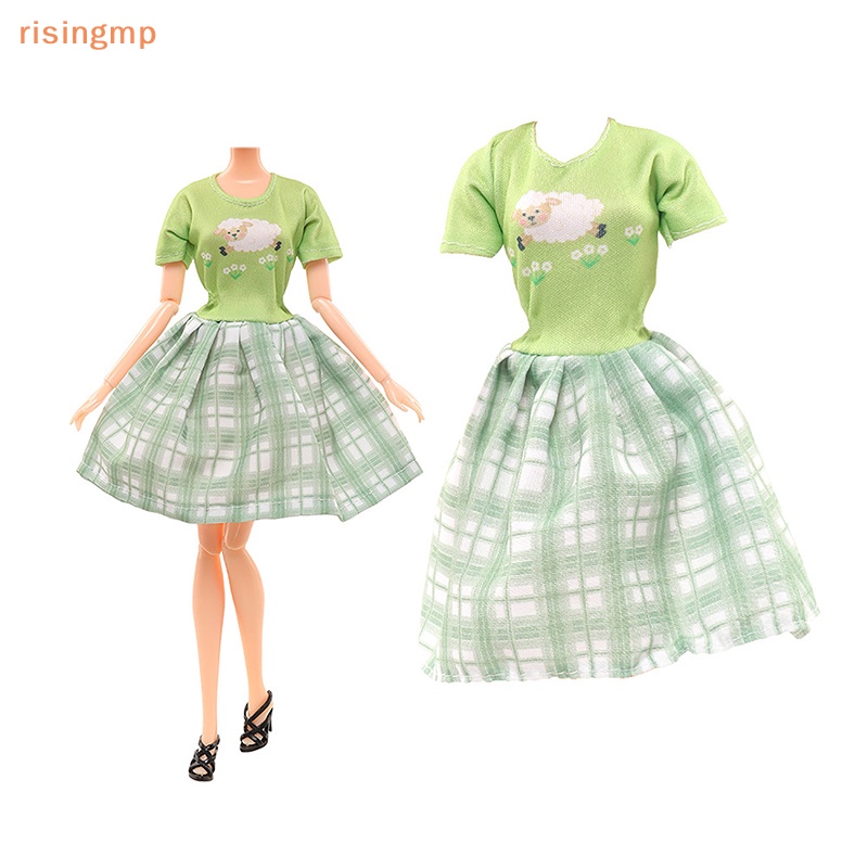 1 Bộ Đầm / Váy Ngắn Thời Trang Mùa Hè Cho Búp Bê Dài 30cm