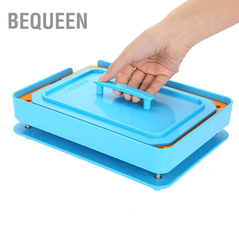 Bequeen Tấm nang rỗng có máy rải 200 lỗ Vitamin dạng bột Viên Công cụ làm đầy 0 #